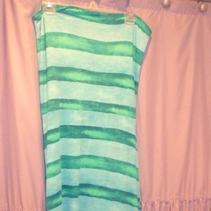 Gap strapless long dress